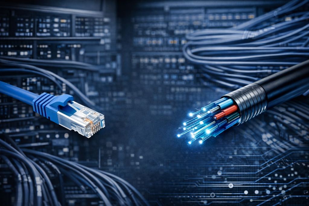 The Difference Between Cat6, Cat6A, and Fiber—And When to Use Each
